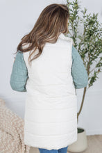 Load image into Gallery viewer, Harlow Long Vest - Cream