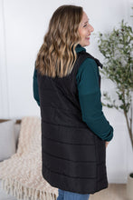 Load image into Gallery viewer, Harlow Long Vest - Black