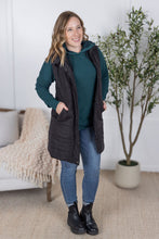 Load image into Gallery viewer, Harlow Long Vest - Black