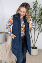 Load image into Gallery viewer, Harlow Long Vest - Navy