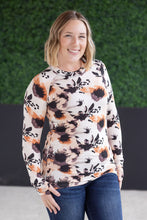 Load image into Gallery viewer, Blair Long Sleeve Top - Neutral Abstract