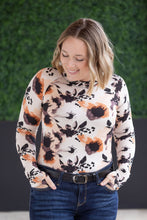 Load image into Gallery viewer, Blair Long Sleeve Top - Neutral Abstract