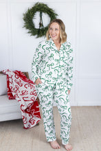 Load image into Gallery viewer, Ribbon Pajama Set - Green