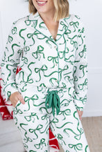Load image into Gallery viewer, Ribbon Pajama Set - Green