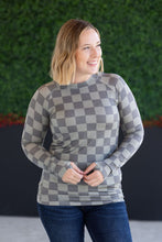 Load image into Gallery viewer, Blair Long Sleeve Top - Olive Checkers