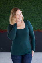 Load image into Gallery viewer, Alyssa Long Sleeve Top - Hunter Green