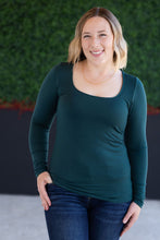 Load image into Gallery viewer, Alyssa Long Sleeve Top - Hunter Green
