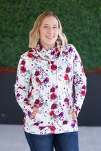 Load image into Gallery viewer, Soft Funnel Neck - Burgundy Bloom