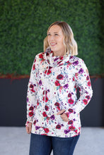 Load image into Gallery viewer, Soft Funnel Neck - Burgundy Bloom