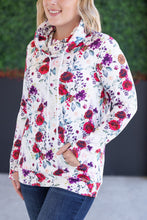 Load image into Gallery viewer, Soft Funnel Neck - Burgundy Bloom