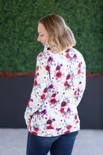 Load image into Gallery viewer, Soft Funnel Neck - Burgundy Bloom