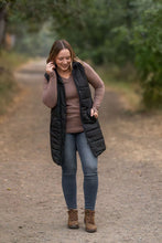 Load image into Gallery viewer, Harlow Long Vest - Black
