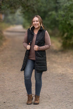 Load image into Gallery viewer, Harlow Long Vest - Black