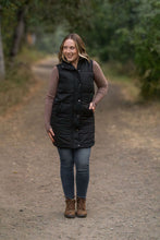 Load image into Gallery viewer, Harlow Long Vest - Black