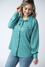 Load image into Gallery viewer, Brenna Button Down Top - Teal