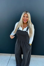 Load image into Gallery viewer, Karli Boho Overalls-Charcoal