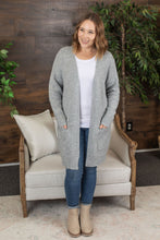 Load image into Gallery viewer, Madison Cozy Cardigan - Light Grey