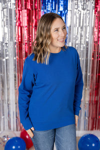 America Pullover - Blue
