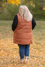 Load image into Gallery viewer, Harlow Long Vest - Cinnamon