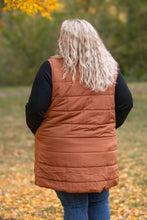 Load image into Gallery viewer, Harlow Long Vest - Cinnamon