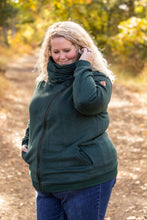 Load image into Gallery viewer, Quinn ZipUp Cowl - Evergreen