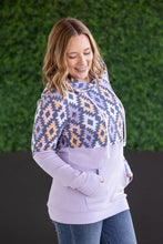 Load image into Gallery viewer, Hailey Pullover Hoodie - Lavender and Dark Geometric MM EXCLUSIVE