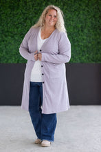 Load image into Gallery viewer, Colbie Ribbed Cardigan - Lavender
