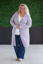 Load image into Gallery viewer, Colbie Ribbed Cardigan - Lavender