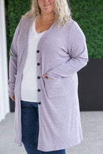 Load image into Gallery viewer, Colbie Ribbed Cardigan - Lavender
