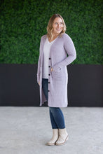 Load image into Gallery viewer, Colbie Ribbed Cardigan - Lavender