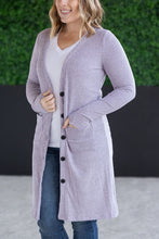 Load image into Gallery viewer, Colbie Ribbed Cardigan - Lavender