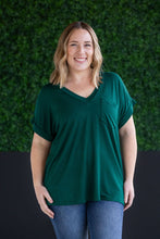 Load image into Gallery viewer, Sierra Pocket Tops - Hunter Green