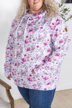 Load image into Gallery viewer, Ashley Hoodie - Pink and Periwinkle Abstract Floral