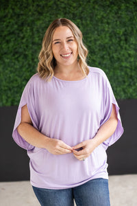 Darcy Dolman Top - Lavender