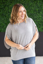 Load image into Gallery viewer, Darcy Dolman Top - Light Grey