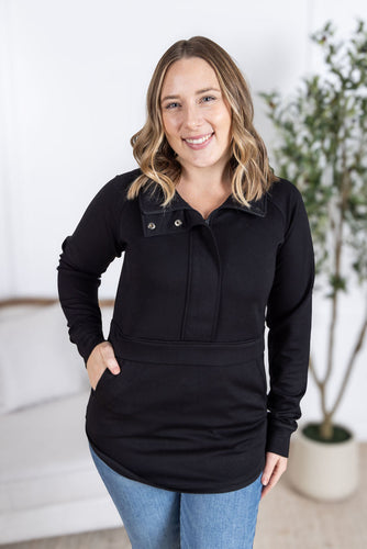 Mia Scuba Halfzip - Black