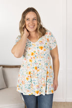 Load image into Gallery viewer, Sarah Ruffle Short Sleeve - Watercolor Floral