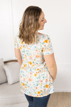 Load image into Gallery viewer, Sarah Ruffle Short Sleeve - Watercolor Floral