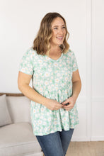 Load image into Gallery viewer, Sarah Ruffle Short Sleeve - Green Floral