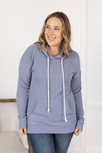 Load image into Gallery viewer, Kacey Ribbed Hoodie - Dusty Blue