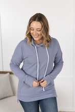 Load image into Gallery viewer, Kacey Ribbed Hoodie - Dusty Blue