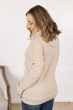 Load image into Gallery viewer, Pixie Pocket Halfzip Hoodie - Oatmeal