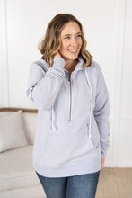 Load image into Gallery viewer, Vintage Wash HalfZip Hoodies - Light Periwinkle