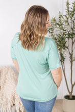 Load image into Gallery viewer, Bamboo V Neck Tee - Mint