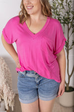 Load image into Gallery viewer, Sierra Pocket Top - 80’s Pink