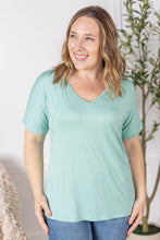Load image into Gallery viewer, Bamboo V Neck Tee - Mint