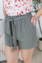 Load image into Gallery viewer, Libby Linen Shorts - Olive