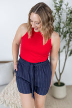 Load image into Gallery viewer, Libby Linen Shorts - Navy