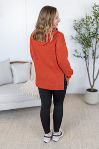 Vintage Wash Hoodie - Rust