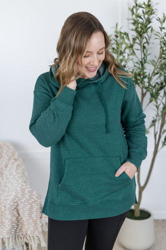 Vintage Wash Hoodie - Hunter Green